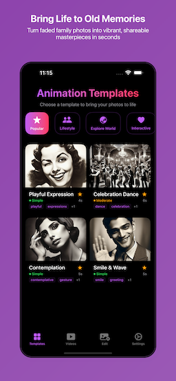 Old Photo Life App Screenshot